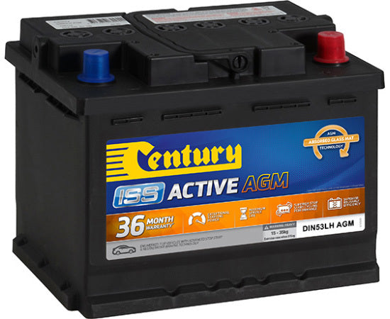 Century ISS Active AGM DIN53LH AGM Battery