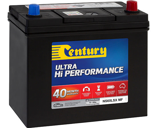 Century Ultra Hi Performance Car Battery NS60LSX MF