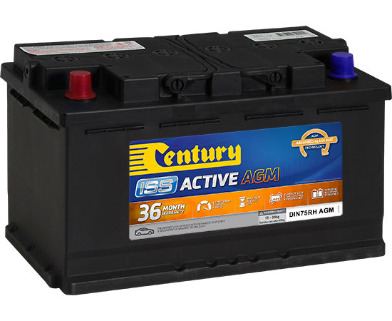 Century ISS Active AGM DIN75RH AGM Battery