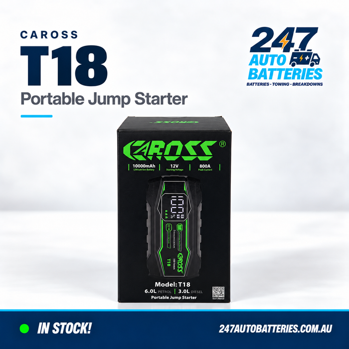 CAROSS T18 12V 800A Compact Smart Lithium Jump Starter With Built-in 3 Mode Light