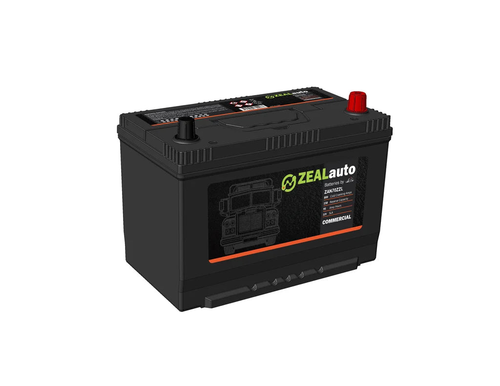 Zeal ZANS70L Automotive Battery — 12V, 600CCA | NS70L, N50ZZLMF, SMFNS70LXMF, AD80D26L