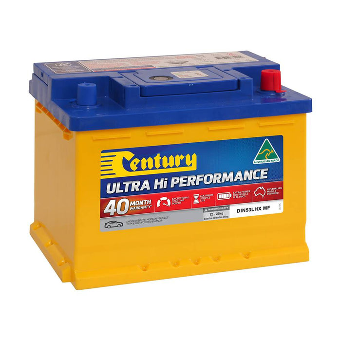 Century Ultra Hi Performance Car Battery DIN53LHX