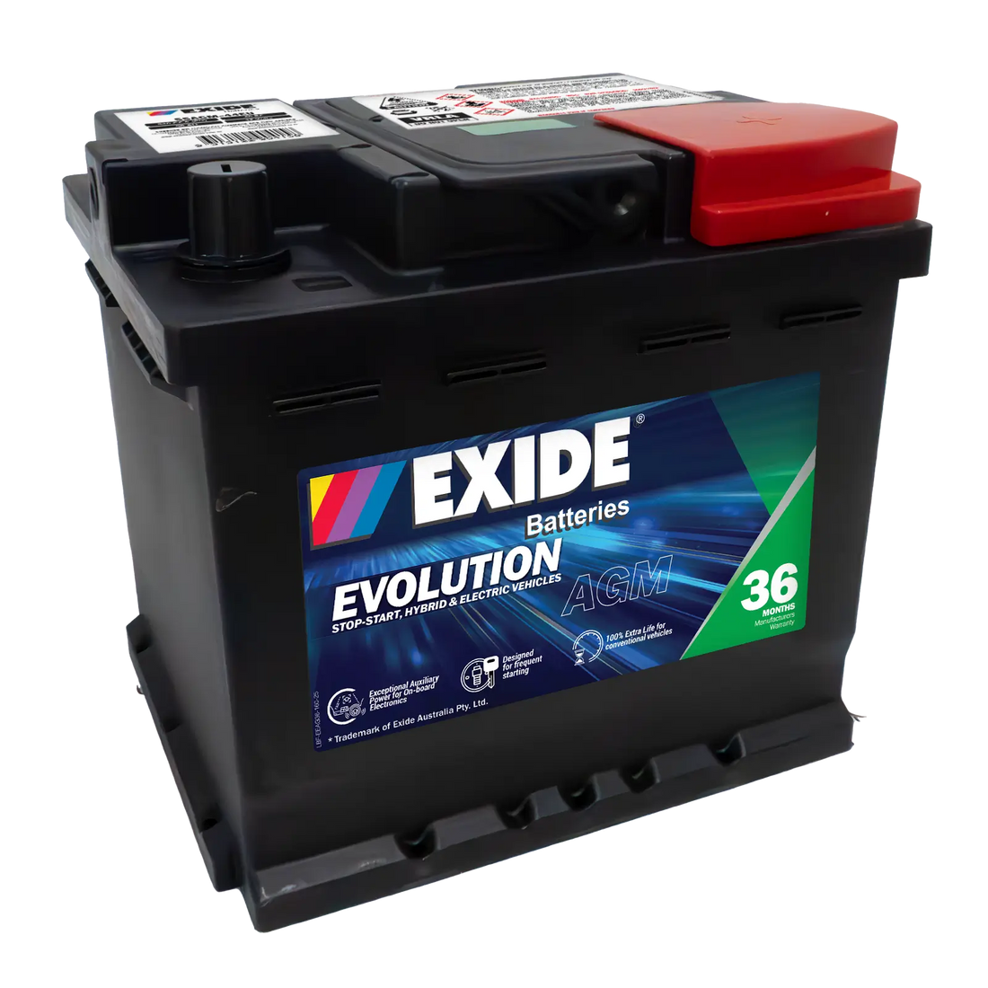 EXIDE Evolution SSAGM-44EU Start-Stop AGM Battery